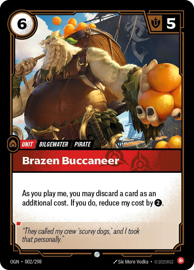 Brazen Buccaneer (002/298) (Origins) - PokeBox USA