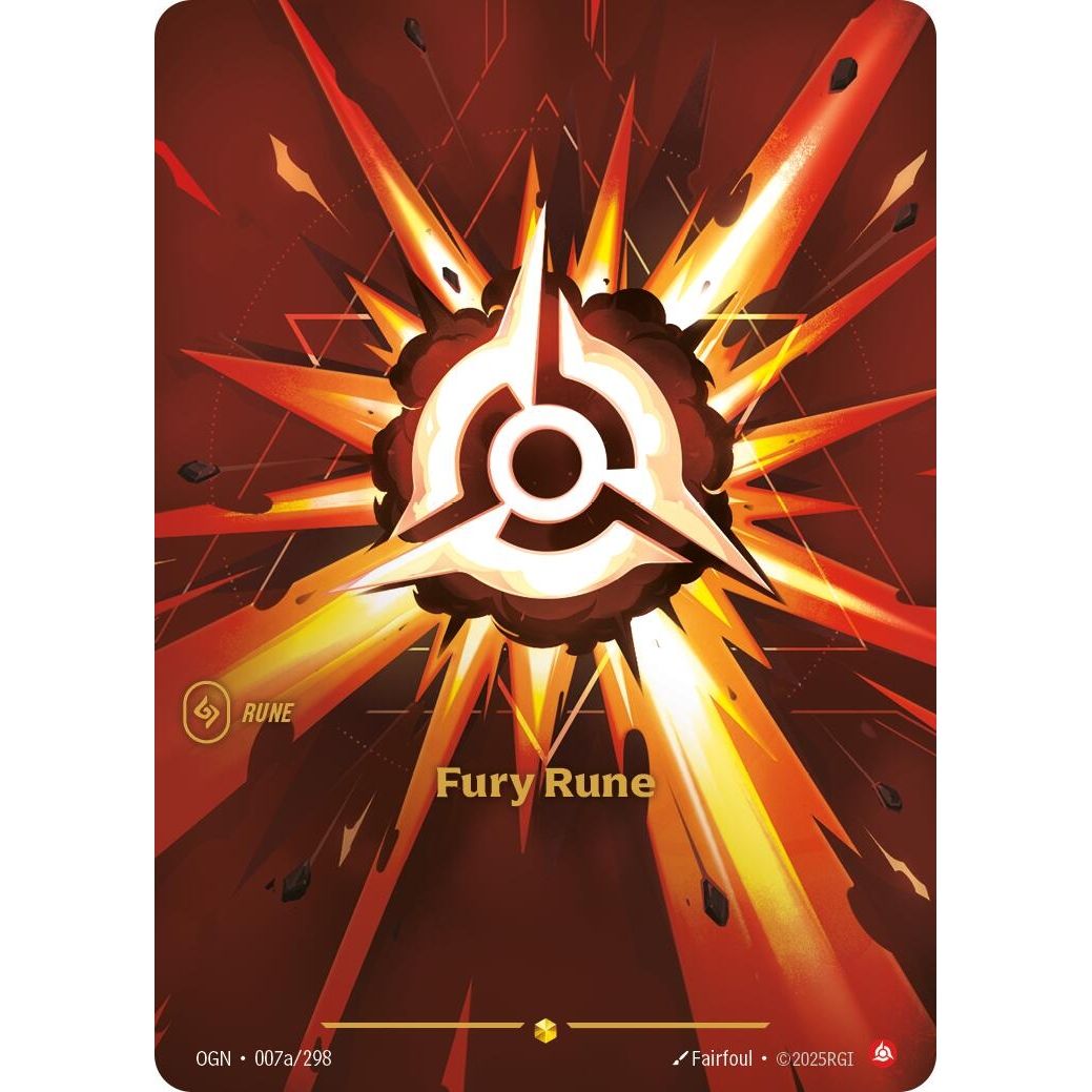 Fury Rune (Alternate Art) (007a/298) (Origins) - PokeBox USA