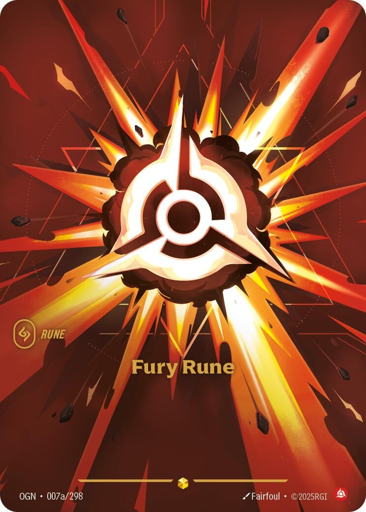 Fury Rune (Alternate Art) (007a/298) (Origins) - PokeBox USA