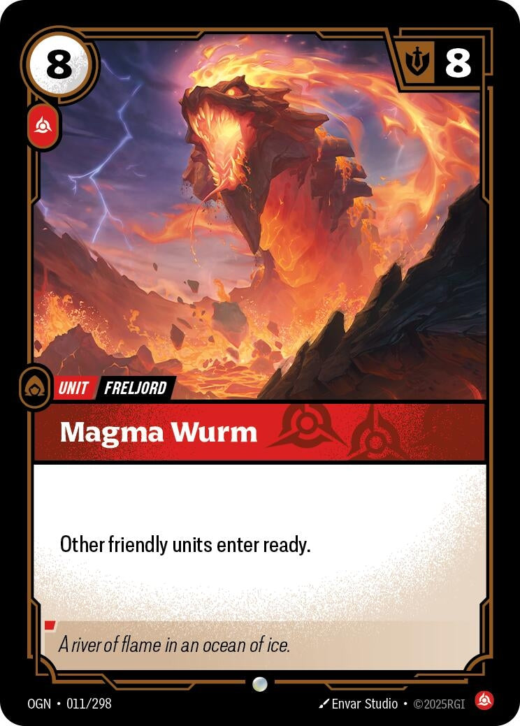 Magma Wurm (011/298) (Origins) - PokeBox USA