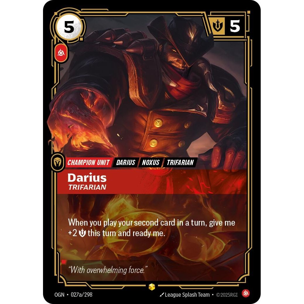 Darius - Trifarian (Alternate Art) (027a/298) (Origins) - PokeBox USA