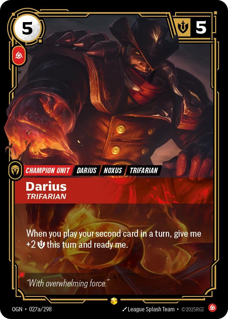 Darius - Trifarian (Alternate Art) (027a/298) (Origins) - PokeBox USA