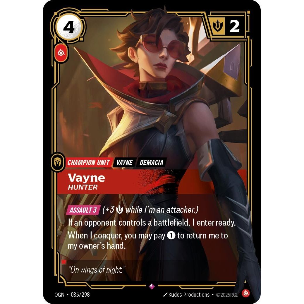 Vayne - Hunter (035/298) (Origins) - PokeBox USA