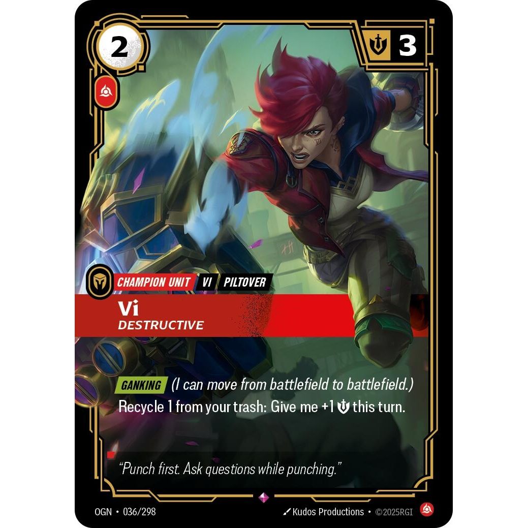 Vi - Destructive (036/298) (Origins) - PokeBox USA
