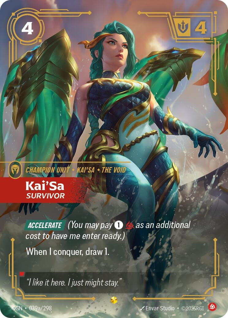 Kai'Sa - Survivor (Alternate Art) (039a/298) (Origins) - PokeBox USA