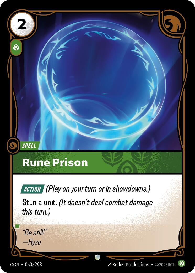Image for Rune Prison (050/298) (Origins) (OGN) - Riftbound: League of Legends Trading Card Game