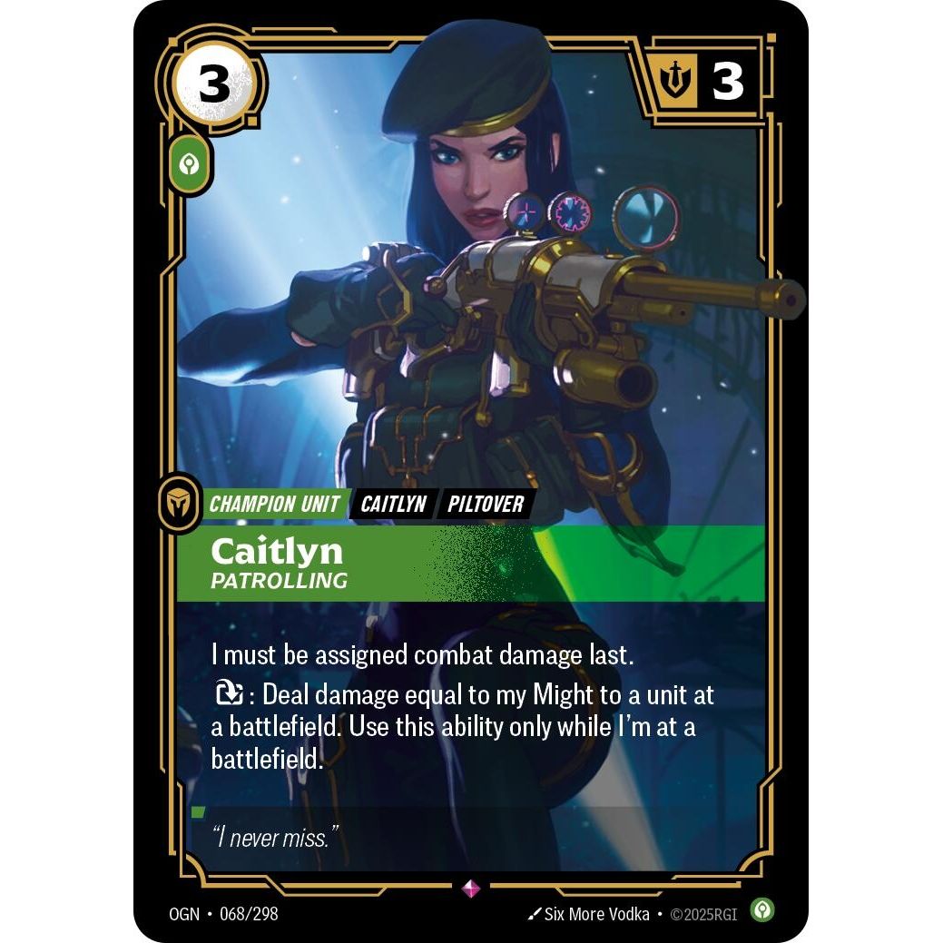 Caitlyn - Patrolling (068/298) (Origins) - PokeBox USA