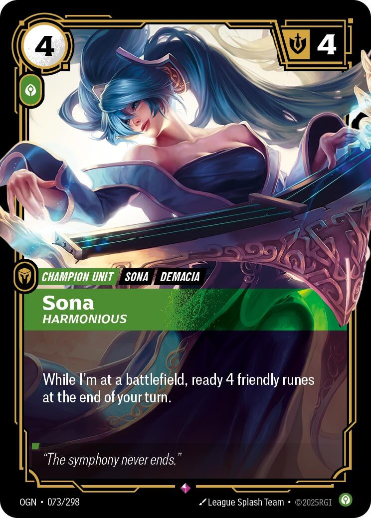 Sona - Harmonious (073/298) (Origins) - PokeBox USA