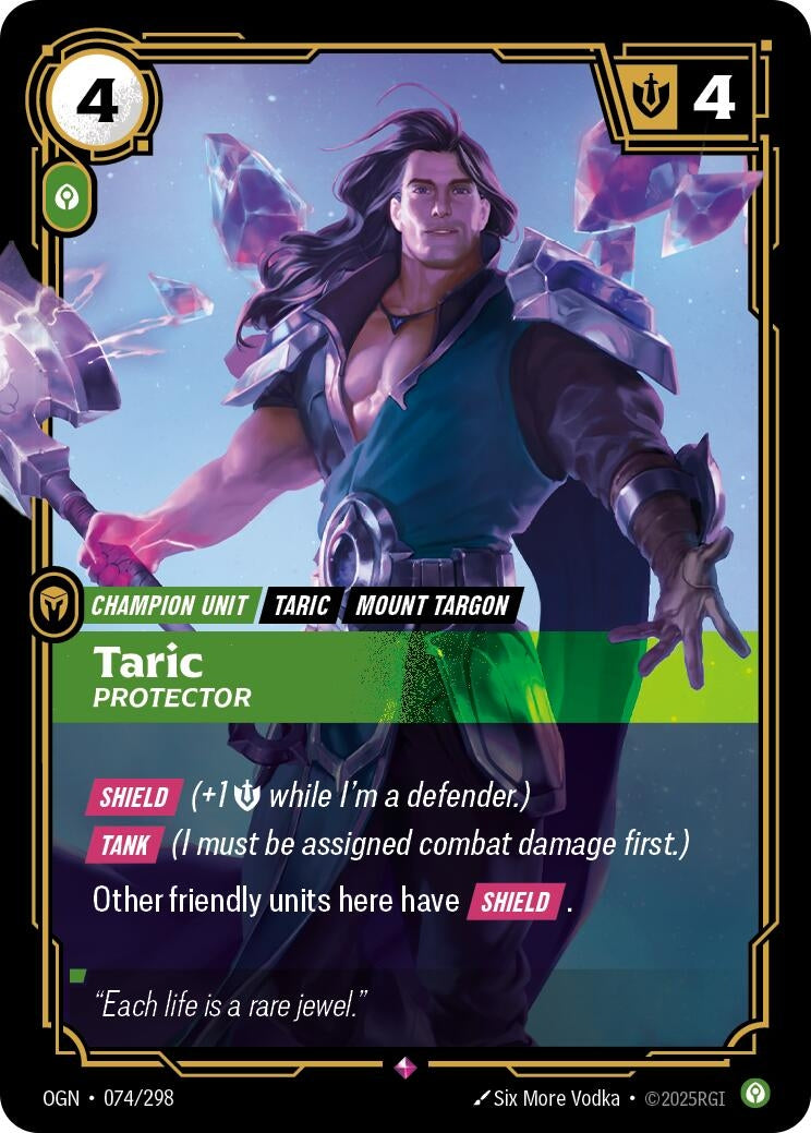 Taric - Protector (074/298) (Origins) - PokeBox USA