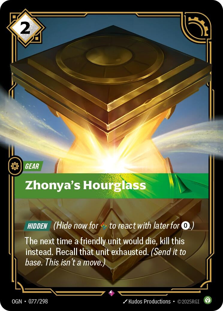 Zhonya's Hourglass (077/298) (Origins) - PokeBox USA