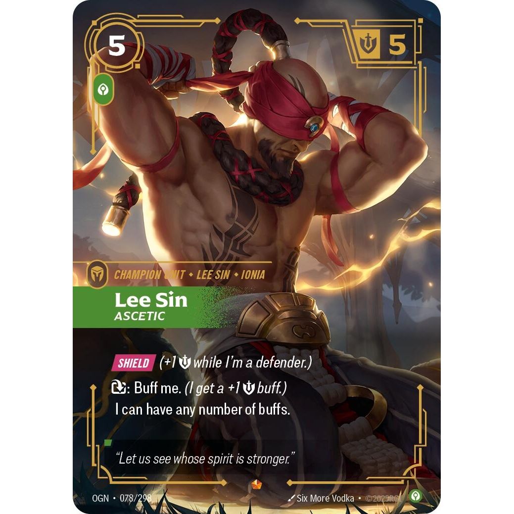 Lee Sin - Ascetic (078/298) (Origins) - PokeBox USA