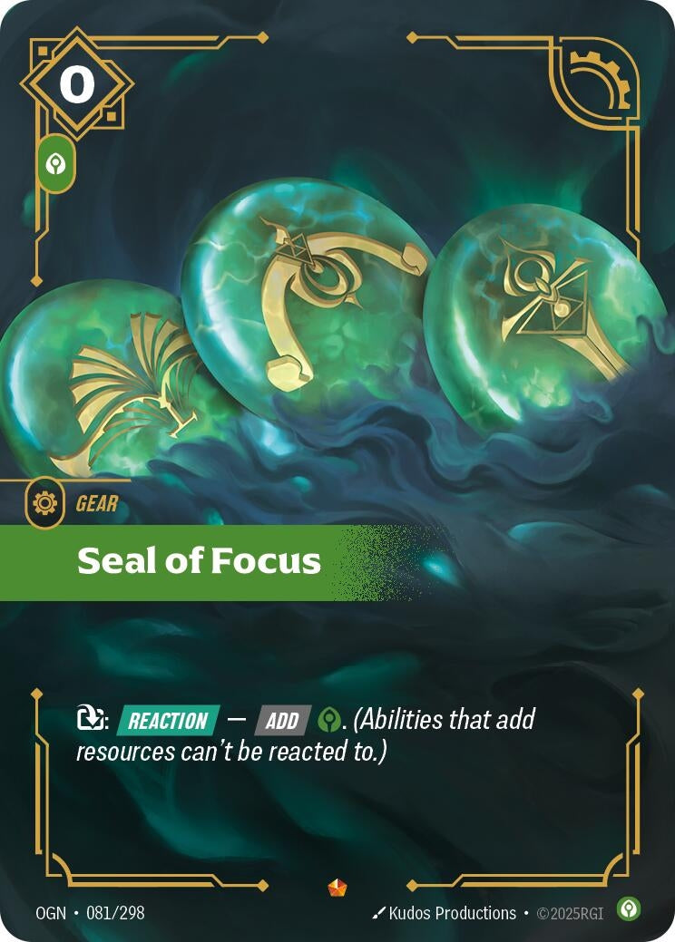Seal of Focus (081/298) (Origins)