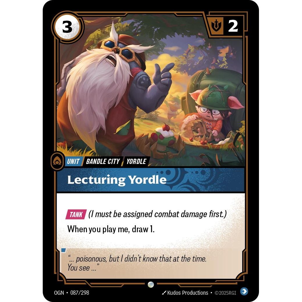 Lecturing Yordle (087/298) (Origins) - PokeBox USA