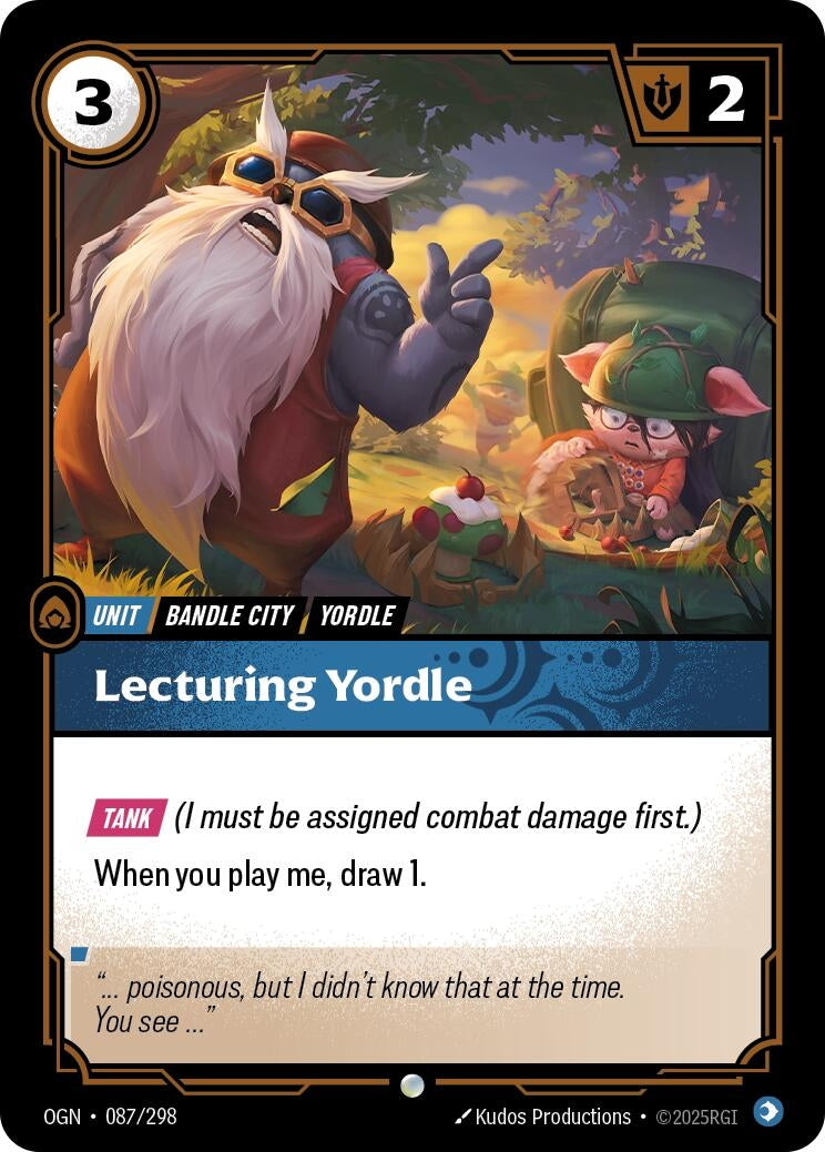 Lecturing Yordle (087/298) (Origins) - PokeBox USA
