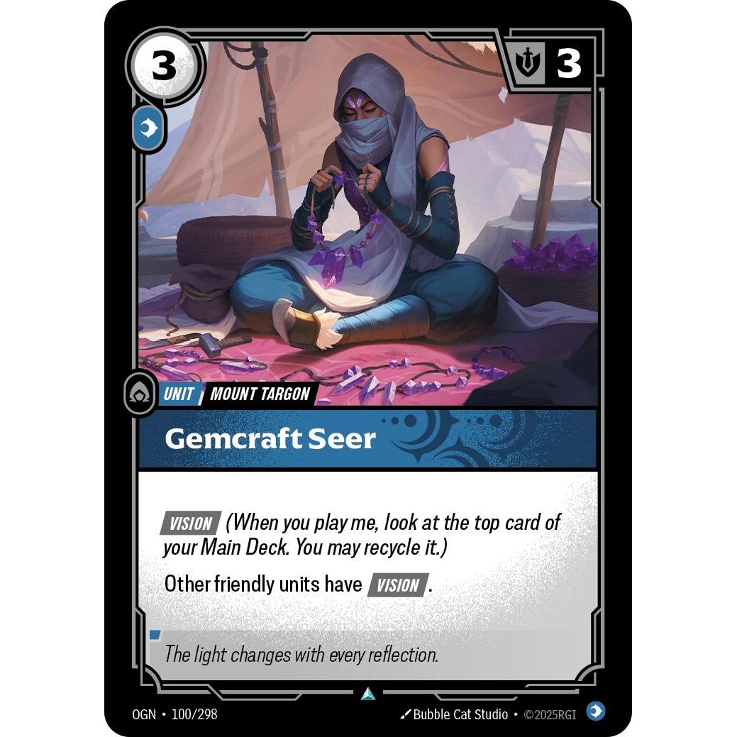 Gemcraft Seer (100/298) (Origins) - PokeBox USA