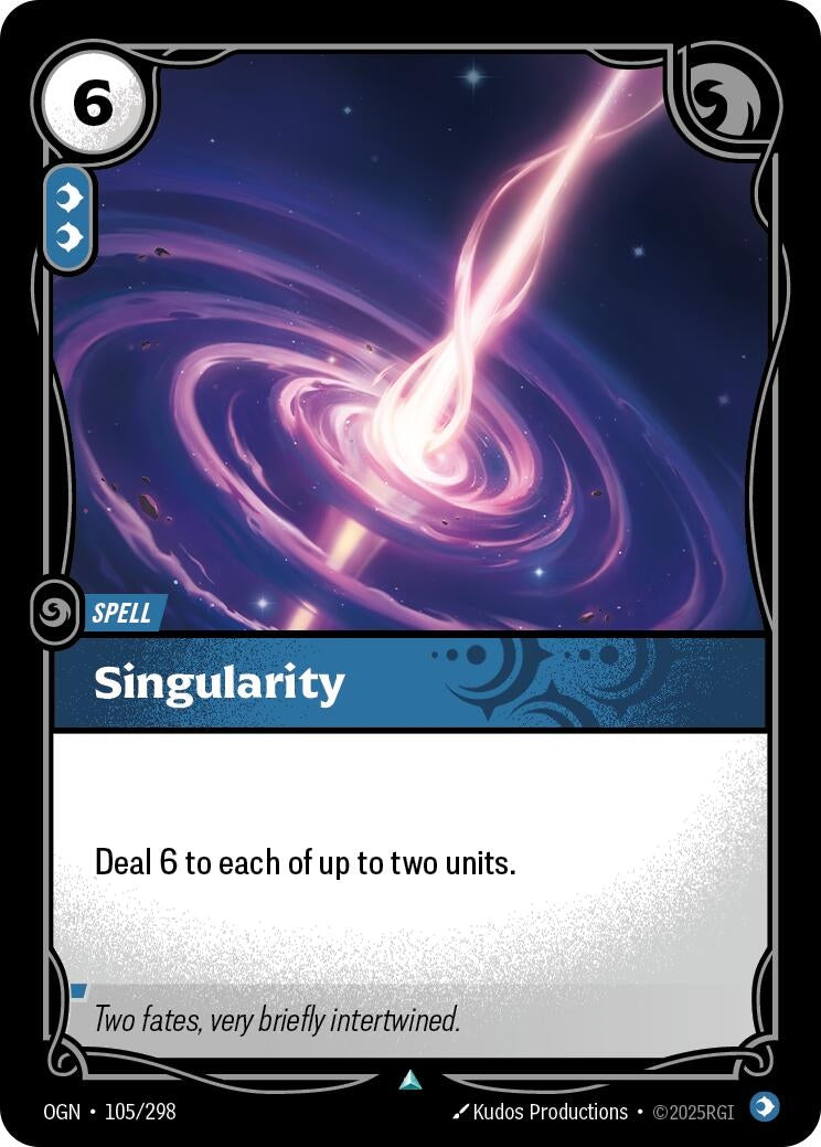 Image for Singularity (105/298) (Origins) (OGN) - Riftbound: League of Legends Trading Card Game