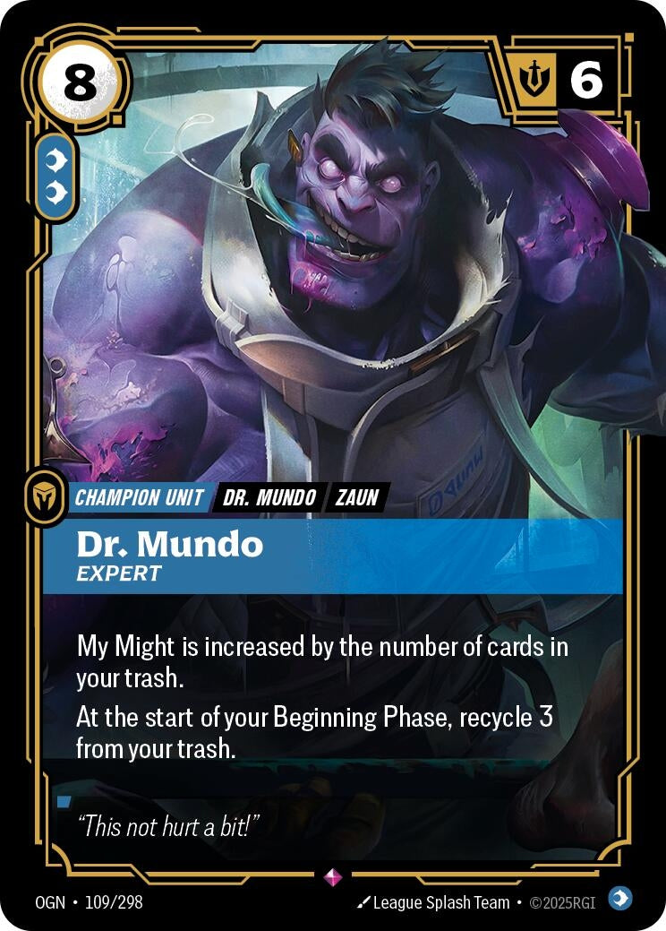 Dr. Mundo - Expert (109/298) (Origins) - PokeBox USA