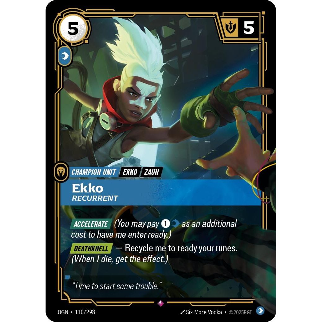 Ekko - Recurrent (110/298) (Origins) - PokeBox USA