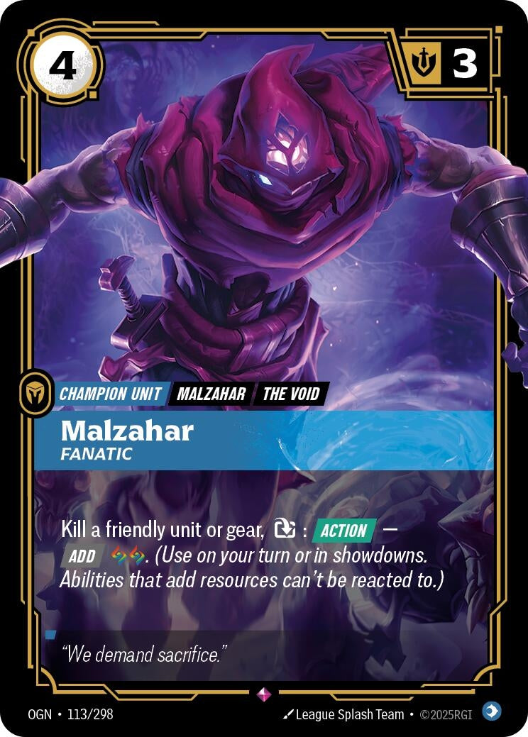 Malzahar - Fanatic (113/298) (Origins) - PokeBox USA