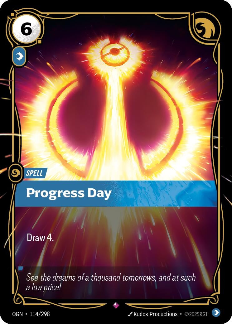 Progress Day (114/298) (Origins) - PokeBox USA