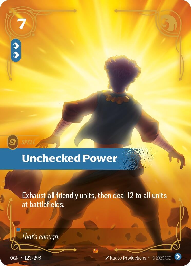 Unchecked Power (123/298) (Origins) - PokeBox USA