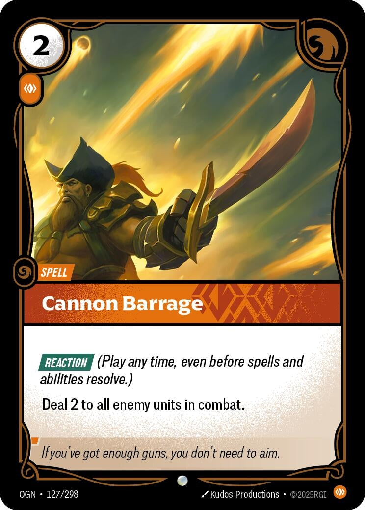 Cannon Barrage (127/298) (Origins) - PokeBox USA