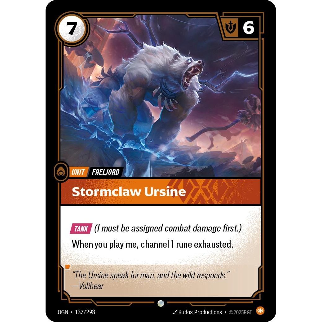 Stormclaw Ursine (137/298) (Origins) - PokeBox USA