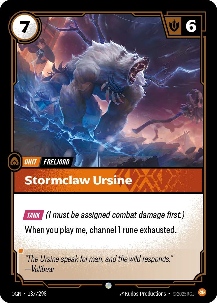 Stormclaw Ursine (137/298) (Origins) - PokeBox USA