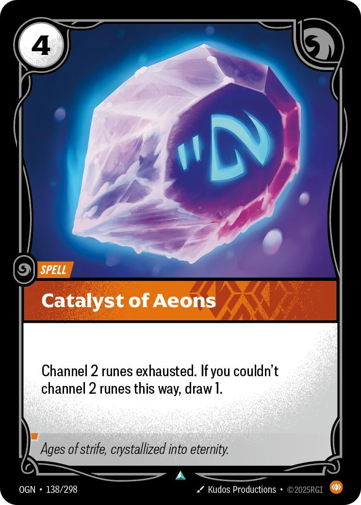 Image for Catalyst of Aeons (138/298) (Origins) (OGN) - Riftbound: League of Legends Trading Card Game