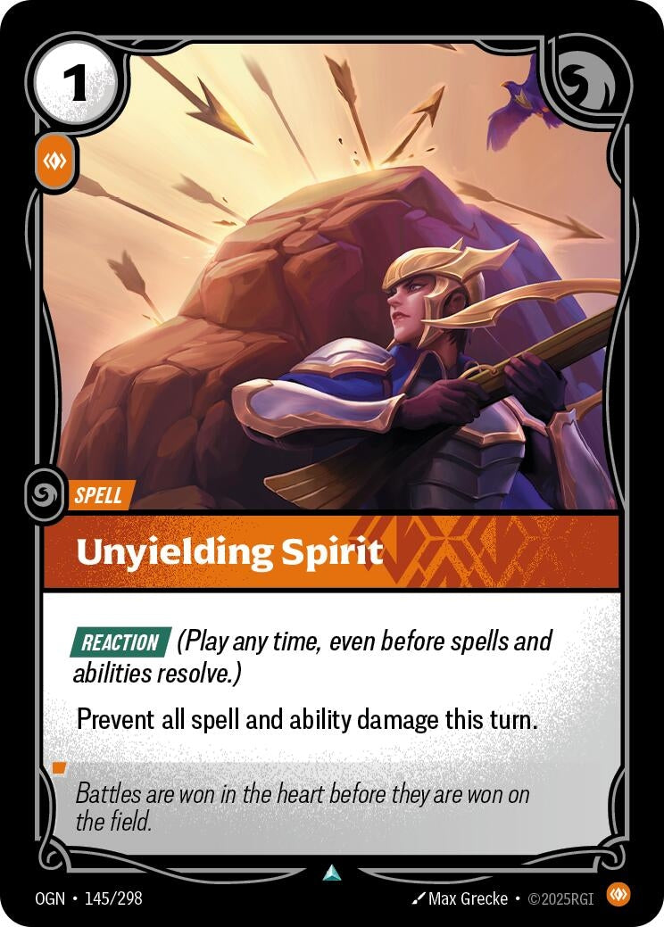 Unyielding Spirit (145/298) (Origins) - PokeBox USA