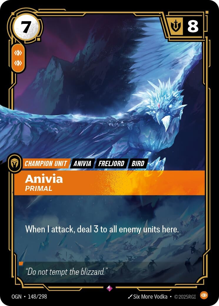 Anivia - Primal (148/298) (Origins) - PokeBox USA