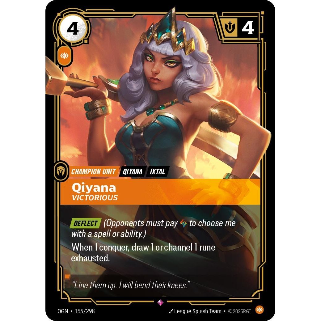 Qiyana - Victorious (155/298) (Origins) - PokeBox USA