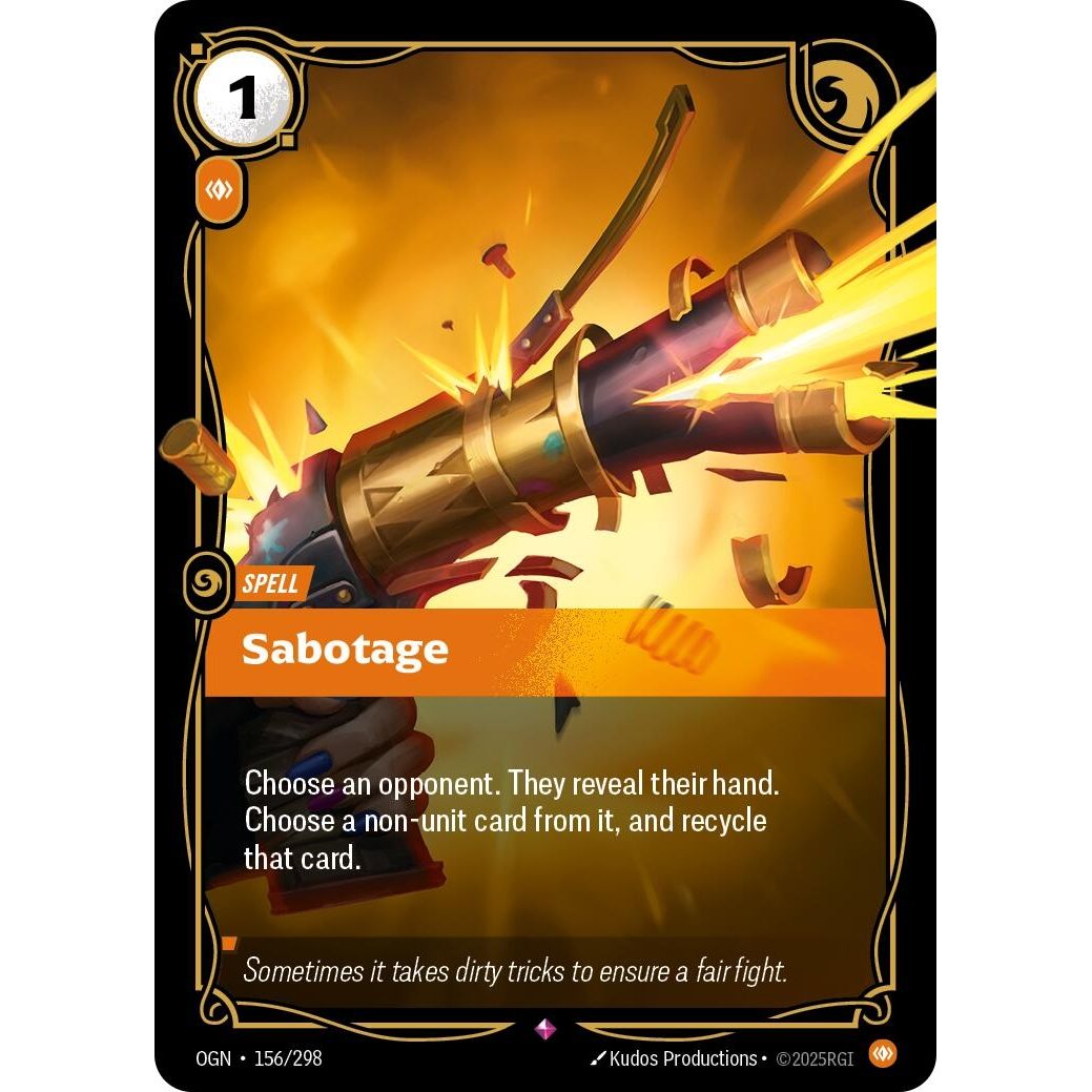 Sabotage (156/298) (Origins) - PokeBox USA