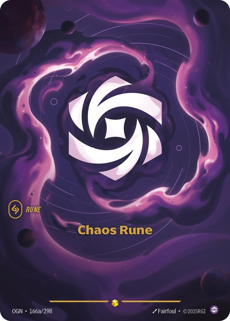 Chaos Rune (Alternate Art) (166a/298) (Origins)