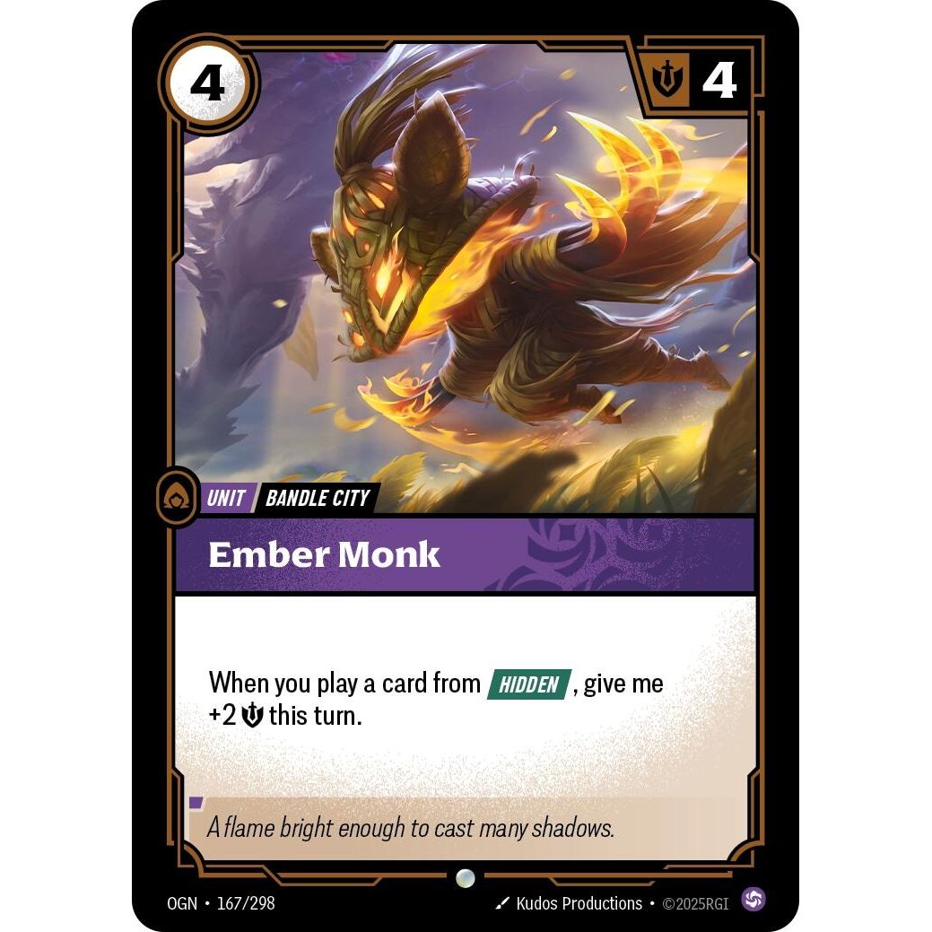 Ember Monk (167/298) (Origins) - PokeBox USA