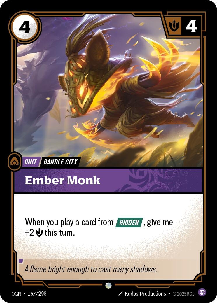 Ember Monk (167/298) (Origins) - PokeBox USA