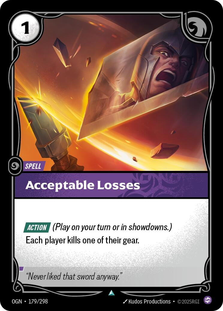 Acceptable Losses (179/298) (Origins) - PokeBox USA