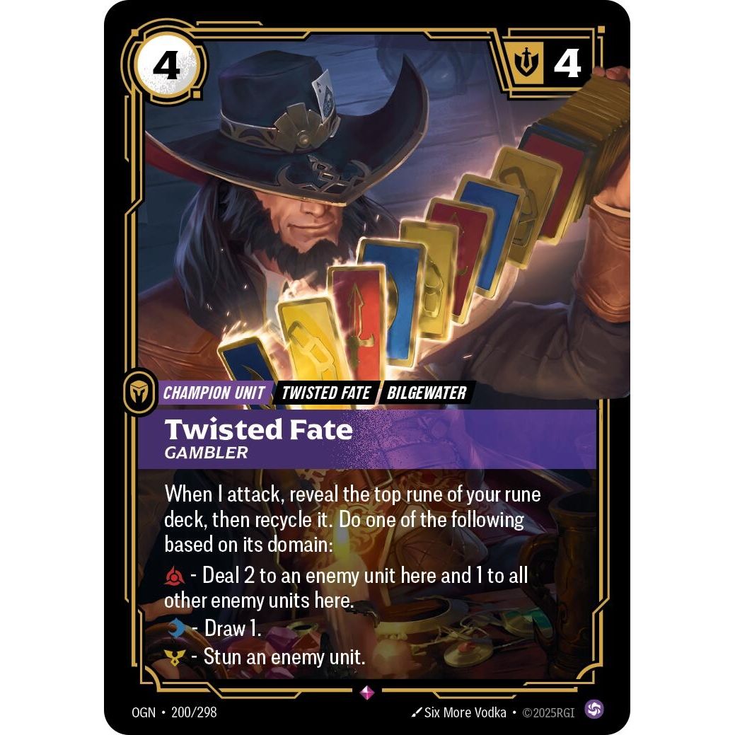 Twisted Fate - Gambler (200/298) (Origins) - PokeBox USA