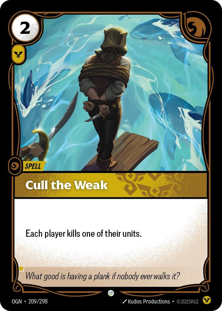 Cull the Weak (209/298) (Origins) - PokeBox USA