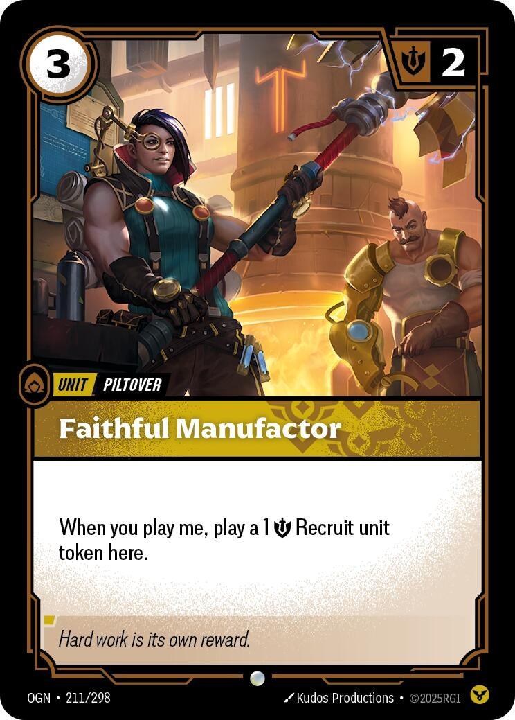 Faithful Manufactor (211/298) (Origins) - PokeBox USA
