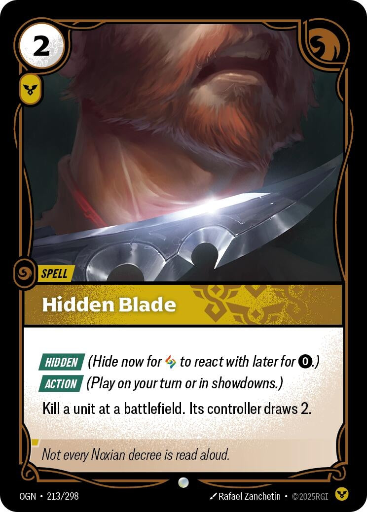 Hidden Blade (213/298) (Origins) - PokeBox USA
