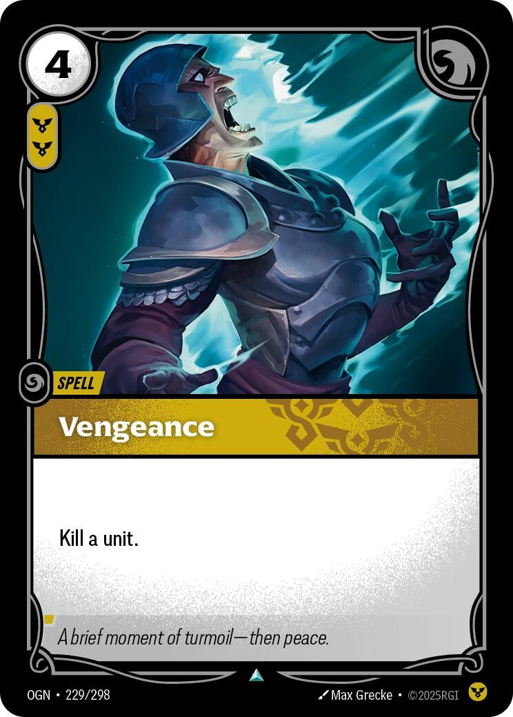 Image for Vengeance (229/298) (Origins) (OGN) - Riftbound: League of Legends Trading Card Game