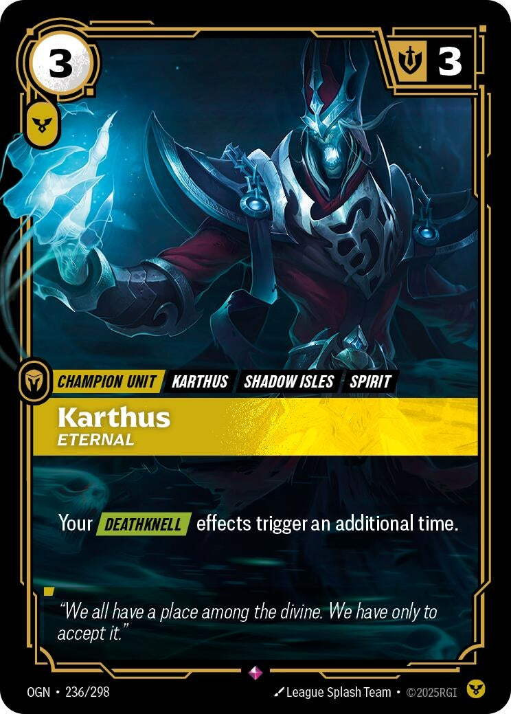 Karthus - Eternal (236/298) (Origins) - PokeBox USA