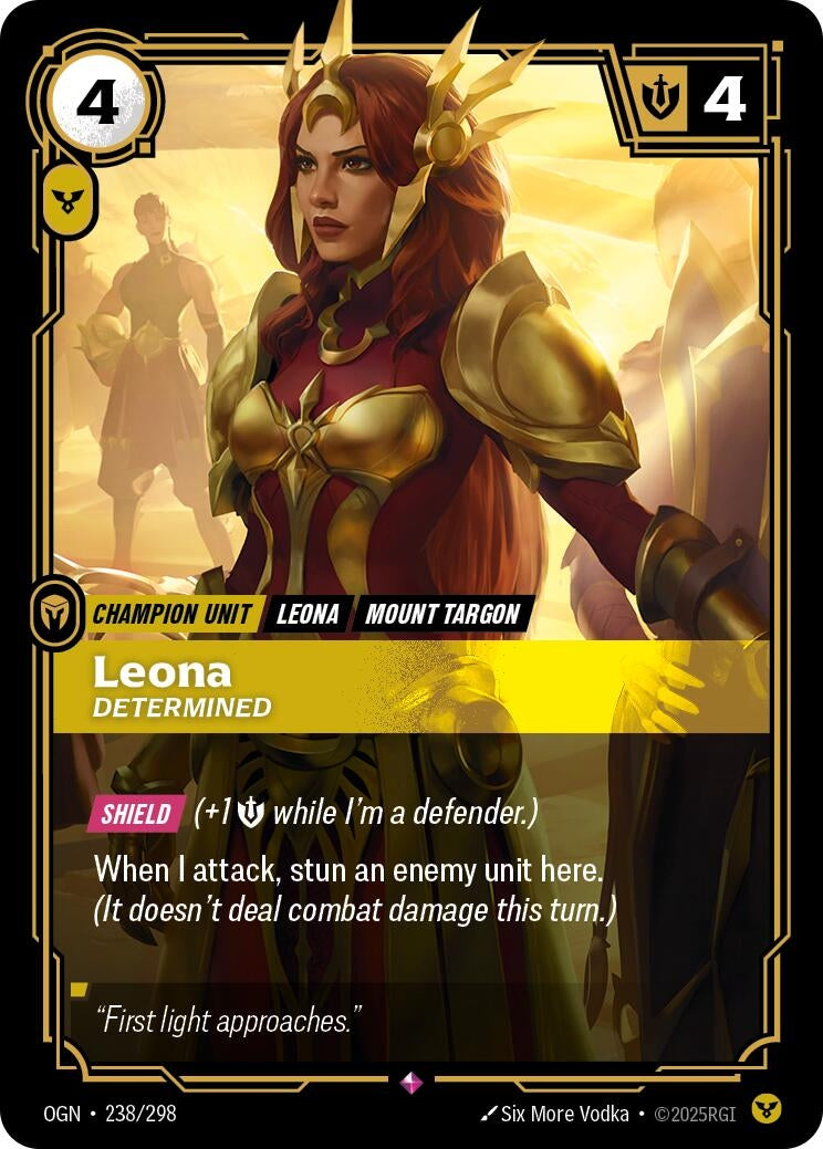 Leona - Determined (238/298) (Origins) - PokeBox USA