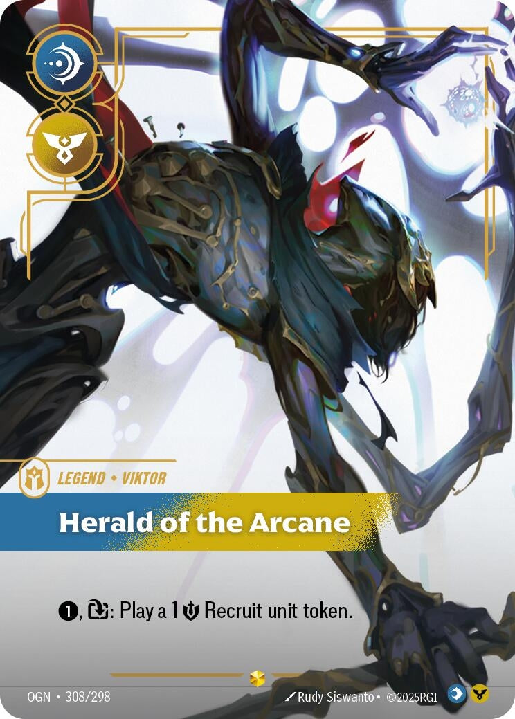 Image for Viktor - Herald of the Arcane (Overnumbered) (308/298) (Origins) (OGN) - Riftbound: League of Legends Trading Card Game