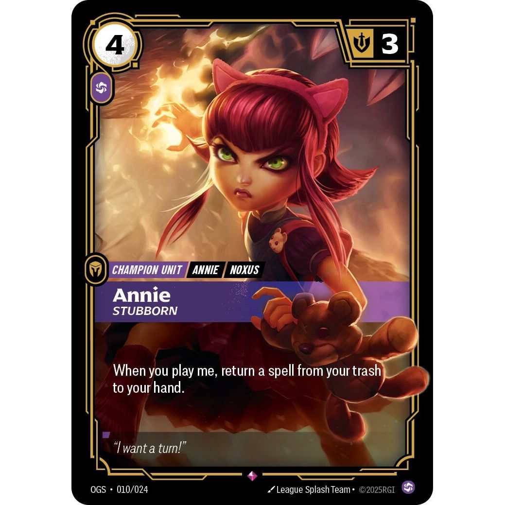 Annie - Stubborn (010/024) (Origins: Proving Grounds) - PokeBox USA
