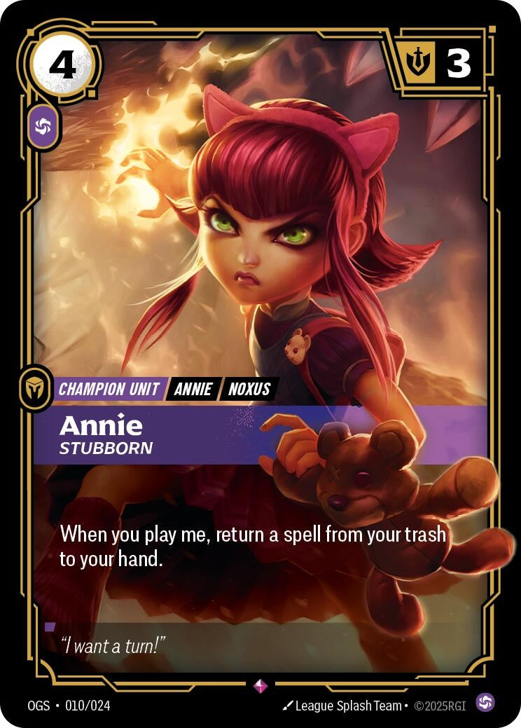 Annie - Stubborn (010/024) (Origins: Proving Grounds) - PokeBox USA