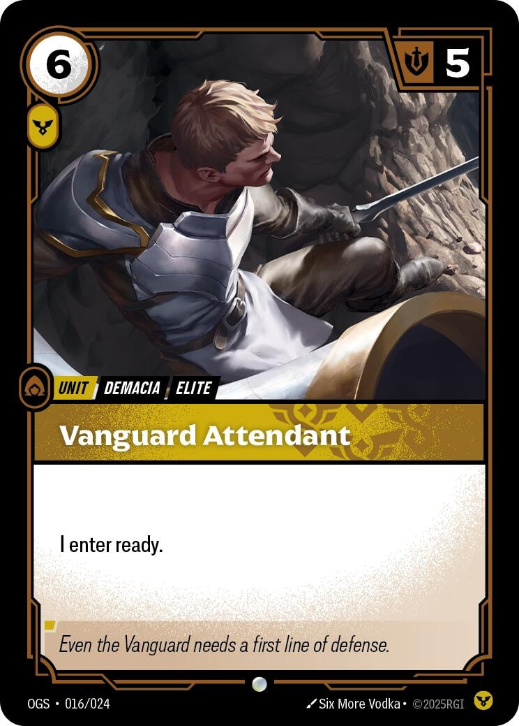 Image for Vanguard Attendant (016/024) (Origins: Proving Grounds) (OGS) - Riftbound: League of Legends Trading Card Game