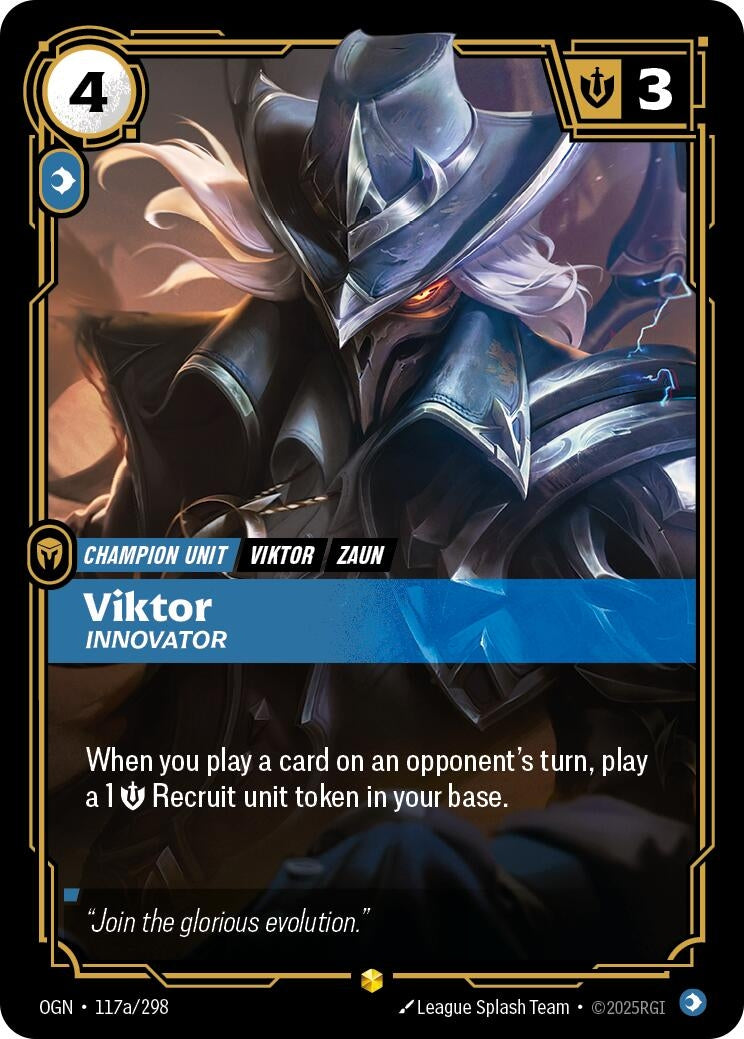 Viktor - Innovator (Alternate Art) (117a/298) (Origins) - PokeBox USA