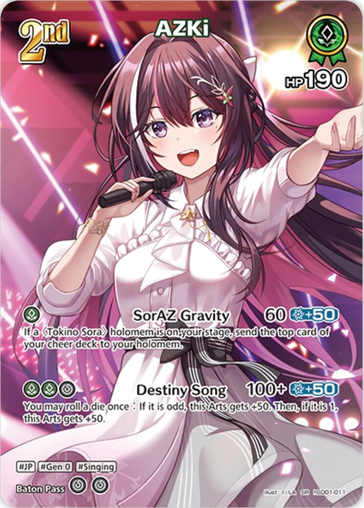 AZKi (SR) (hSD01-011) (hSD01-011) (Blooming Radiance)